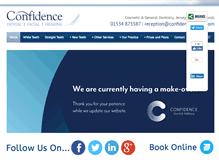 Tablet Screenshot of confidencedental.com
